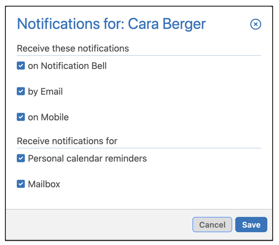 How do I change my notifications settings?